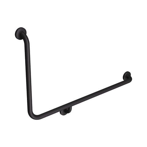 Fienza Care Grab Rail 90 Accessible Right Hand Matte Black GRAB9660RMB