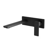 Phoenix Gloss MKII SwitchMix Wall Basin/Bath Mixer Set 200mm Fit-Off (Trim Kit Only) Matte Black 135-2812-10