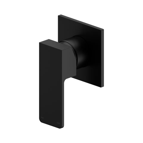 Amelie Royale Square Uni Body Shower Mixer Square Plate Matte Black (Full Kit) BDO301511MB