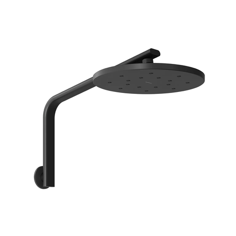 Phoenix Oxley High-Rise Shower Arm & Rose Matte Black 610-5300-10