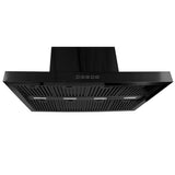 Crossray Alfresco BBQ Rangehood 1200mm Black TCR1200BLK