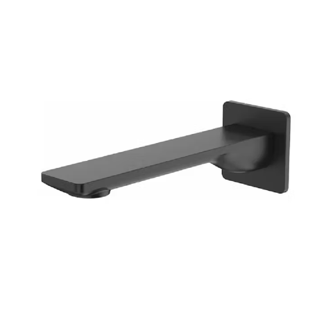Caroma Urbane II Basin / Bath Outlet 180mm - Square Cover Plate -Lead Free Matte Black 99666B6AF
