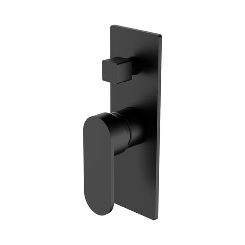 Amelie Royale Paddle Shower Mixer w/ Diverter (Trim Kit Only) Matte Black BDO301311ATMB