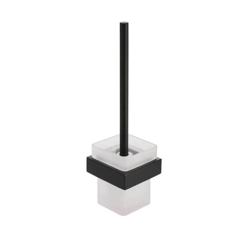 Meir Square Toilet Brush & Holder Matte Black MTO01