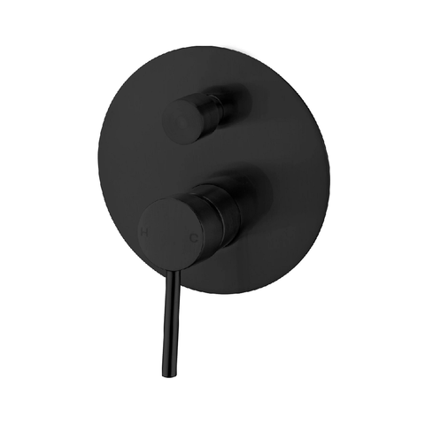 Nero Dolce Shower Mixer With Diverter Trim Kits Only Matte Black NR250811ATMB