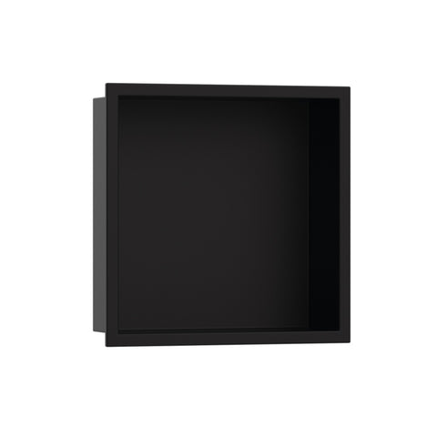 Hansgrohe Xtrastoris Wall Niche 300x300x100mm w/ Frame Matte Black 56061670