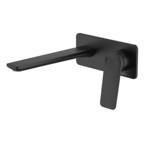 Oliveri Paris Wall Mixer Set (Trim Kit Only) Matte Black PA102516FMB-TK