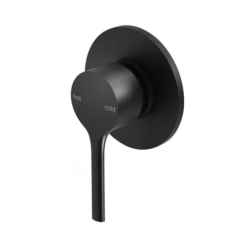 Phoenix Vivid Slimline Oval SwitchMix Shower/Wall Mixer Fit-Off (Trim Kit Only) Matte Black VV2805-10