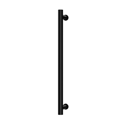 Phoenix Heated Towel Rail Round 800mm Matte Black 650-8761-10