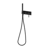 Phoenix Vivid Slimline Oval Wall Shower System Matte Black VV7490-10