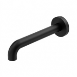 Nero Mecca Basin/Bath Spout Ii Only Push Fit 60x12mm Backplate 160mm Matte Black NR221903D160MB