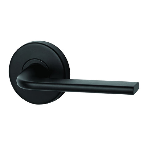 Lockwood Velocity Passage Set with L4 Lever Matte Black VEL1/L4MBK