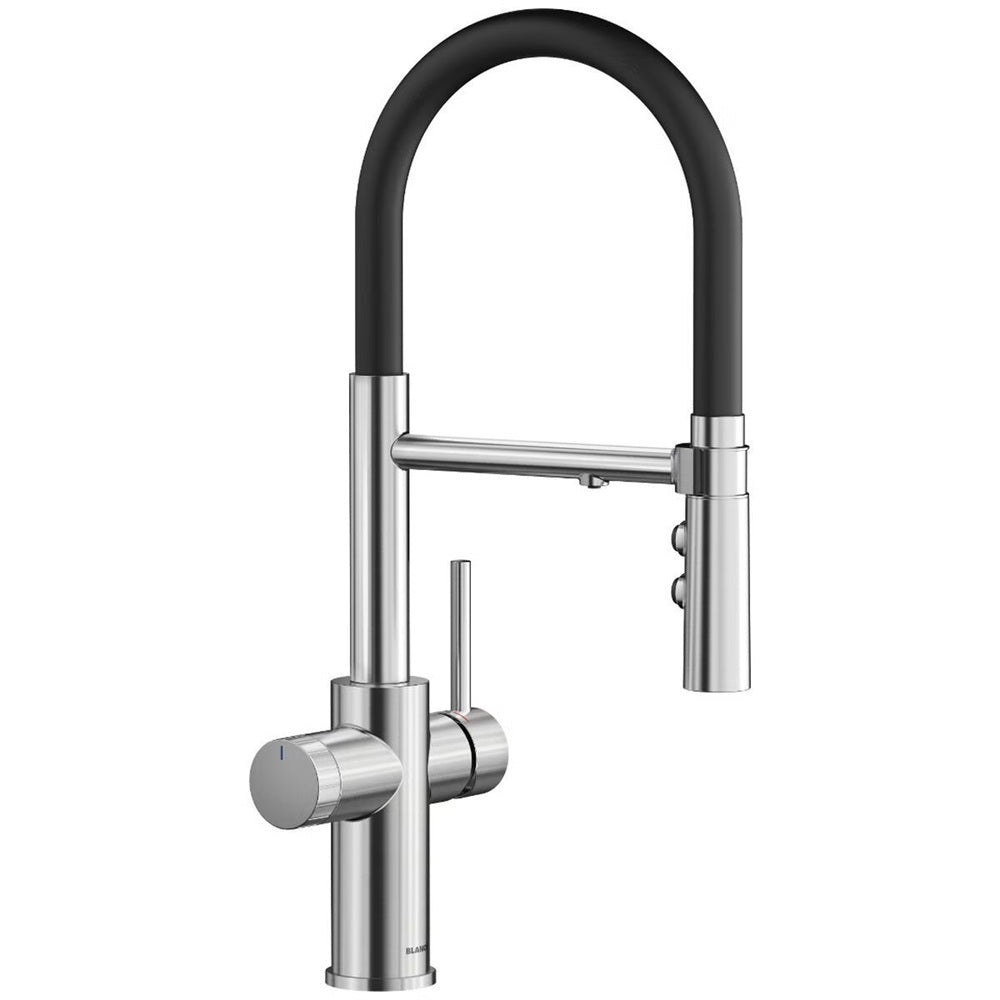 BLANCO CatrisS Flexo Filter Tap PVD Steel 527664