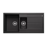 Blanco Metra 6S Sink 1000x500mm Topmount (Left Hand Bowl) Silgranit Anthracite 528049
