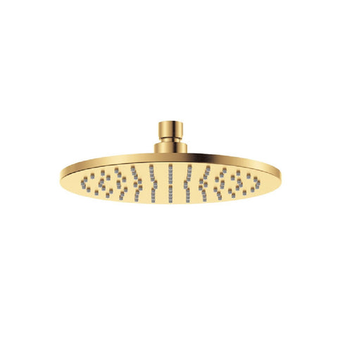 Fienza Starry Eco Flow Shower Head 200mm Urban Brass 411105UB-200