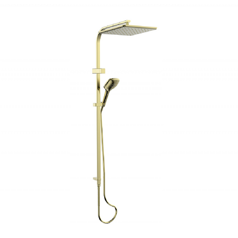 Greens Skyla Airflo Twin Rail Shower PVD Brushed Brass 18690BB