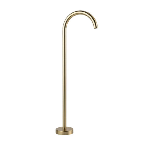 Vito Bertoni AQ Floor Mounted Bath Filler Round Brass 98856