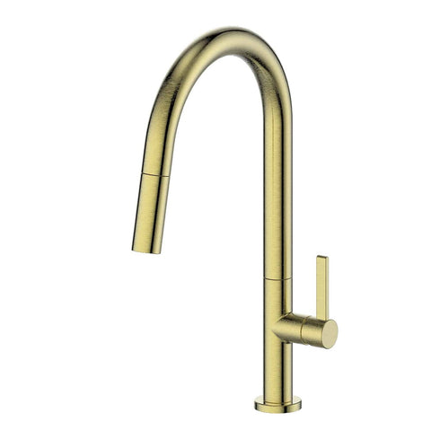 Greens Luxe Pull-Down Sink Mixer PVD Brushed Brass LF1810254BB