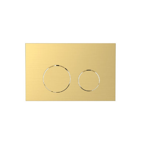 ADP Toilet Flush Buttons Brushed Brass TLTFBBB