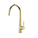 Greens Galiano Slimline Sink Mixer (Non-Pull-Down) Brushed Brass 175620361