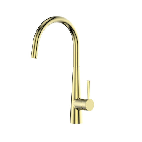 Greens Galiano Slimline Sink Mixer (Non-Pull-Down) Brushed Brass 175620361