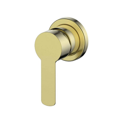 Greens Astro II Shower Mixer Mini Plate Brushed Brass 25249066