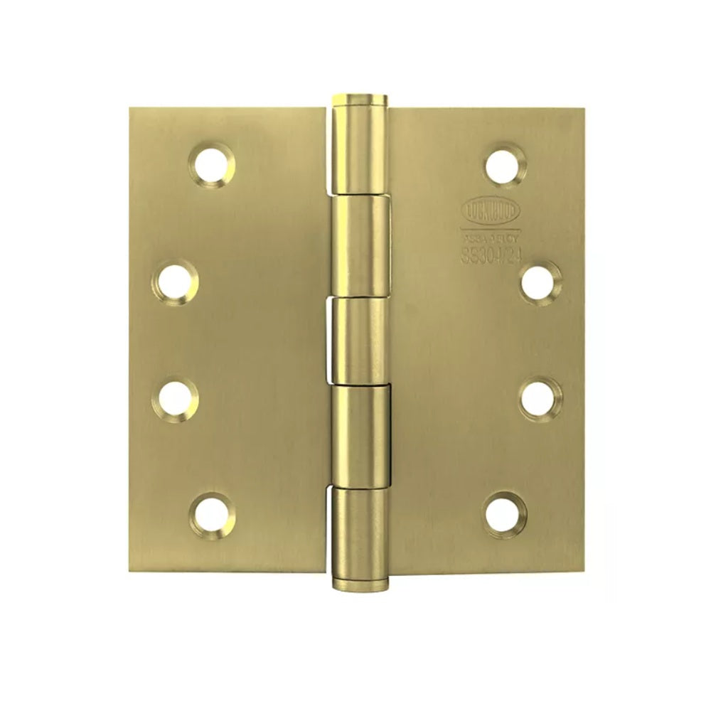 Lockwood Vivid Loose Pin 100 x 100 mm x 2.5 mm Hinge Sb PVD (Pack of 12) Satin Brass VIV100LP/SBPVD