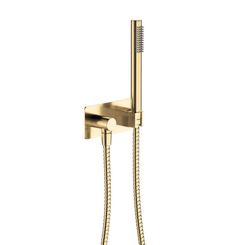 Fienza Isabella Hand Shower Rectangular Plate Urban Brass 433112UB