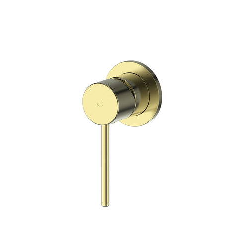 Greens Maci Shower Trim Set With Mini Plate PVD Brushed Brass 21202516