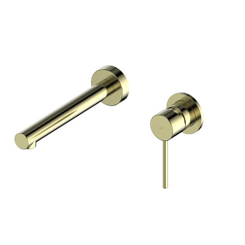 Greens Maci Wall Basin Mixer Brushed Brass 212025206