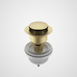 Caroma Pop Up Plug and Waste Basin Brushed Brass 687329BB