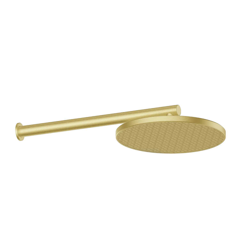 Greens Glide Rainboost Wall Shower PVD Brushed Brass 57300BB