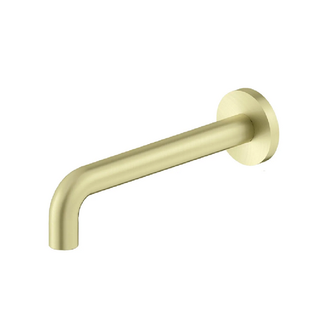 Nero X Plus Wall Basin Set (215mm Spout Only) Brushed Gold NR201607AsBG