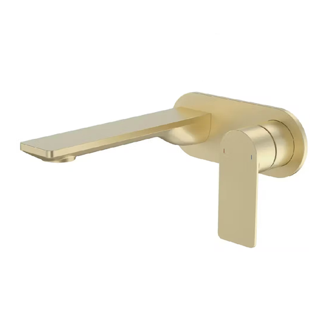 Caroma Urbane II Wall Basin / Bath 180mm (Trim Kit Only)- Round Cover Plate -Lead Free Brushed Brass 99637BB6AF