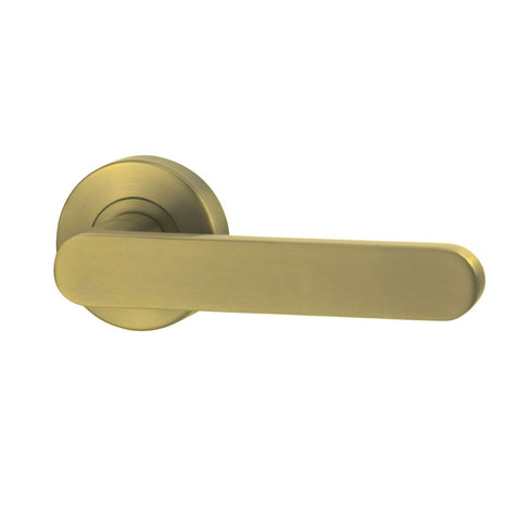 Lockwood Vivid Lever V3 Dummy Half Set Satin Brass VIV3/V3SBPVD