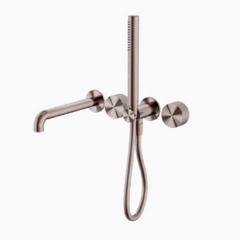 Nero Opal Progressive Shower System (Separate Plates) 250mm Brushed Bronze NR252003B250BZ