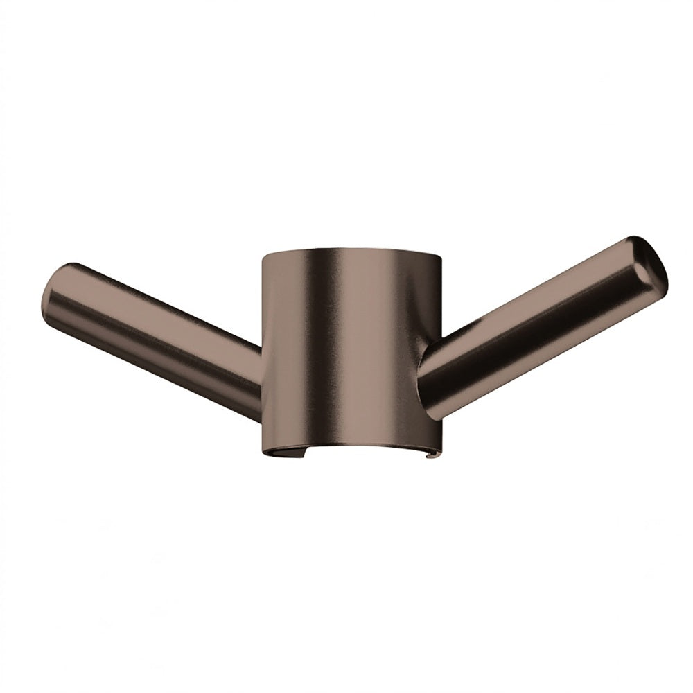Phoenix Vertical Rail Hook Round Brushed Bronze 650-8780-24
