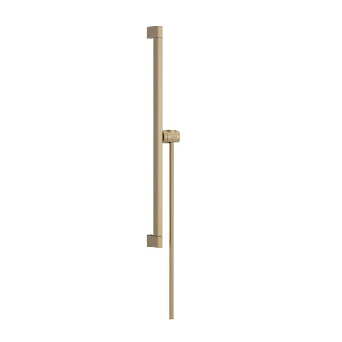 Hansgrohe Unica Shower Bar E Puro 65 cm w/ Easy Slide Hand Shower Holder & Isiflex Shower Hose 160 cm Brushed Bronze 24404140