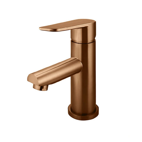 Meir Round Basin Mixer - Paddle Handle Lustre Bronze MB02PD-PVDBZ