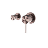 Nero Mecca Shower Mixer With Horizontal 2 Way Divertor Brushed Bronze NR221911UBZ