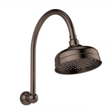 Phoenix Cromford High-Rise Shower Arm & Rose Brushed Bronze 134-5300-24