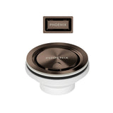 Phoenix Covered Sink Basket Waste & Overflow 50mm Brushed Bronze 340-8584-24