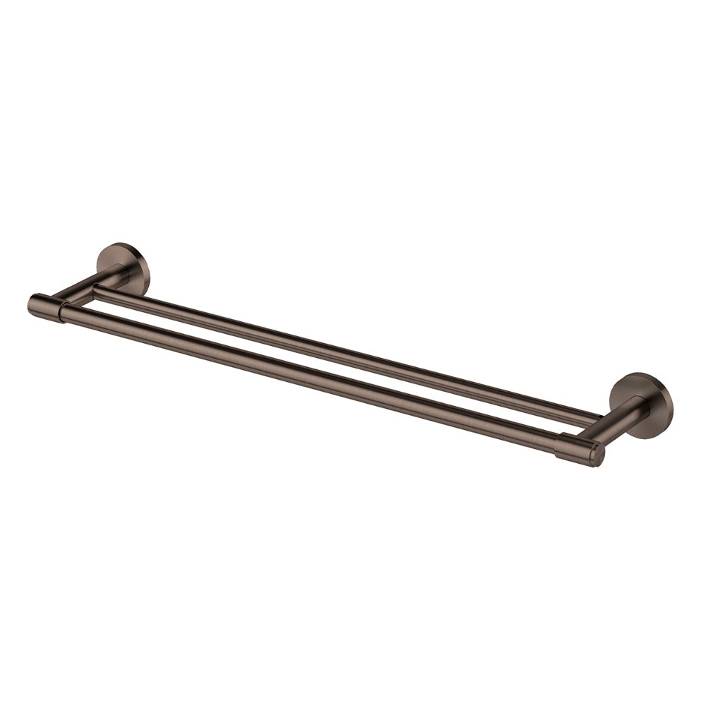 Phoenix Vivid MKII Double Towel Rail 600mm Brushed Bronze 146-8110-24