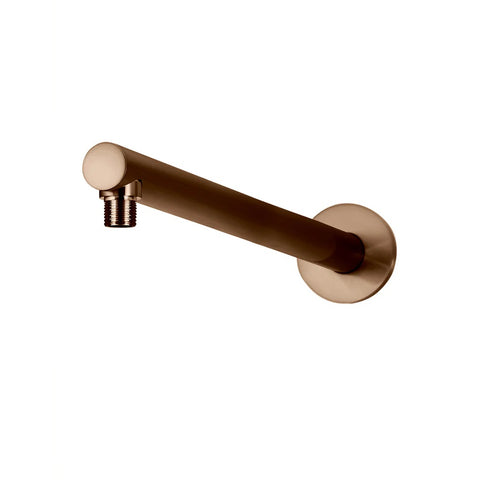 Meir Round Wall Shower Arm 400mm Lustre Bronze MA02-400-PVDBZ