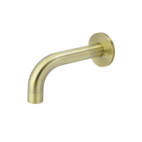 Meir Universal Round Curved Spout 130mm PVD Tiger Bronze MS05-130-PVDBB