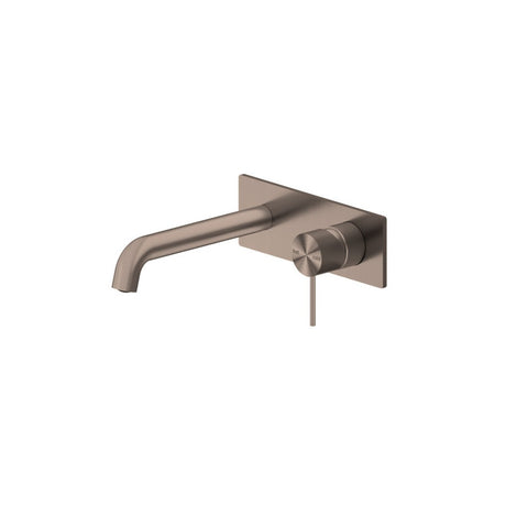 Nero Mecca Wall Basin/Bath Mixer 260mm Brushed Bronze NR221910A260BZ