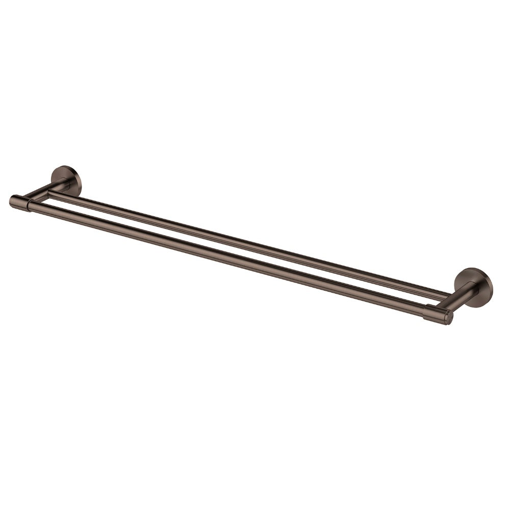 Phoenix Vivid MKII Double Towel Rail 800mm Brushed Bronze 146-8130-24