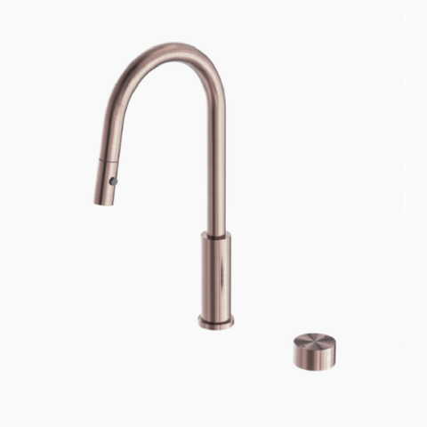 Nero Kara Progressive Pull Out Kitchen Set Brushed Bronze NR271908BZ