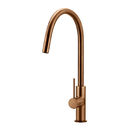 Meir Round Piccola Pull Out Kitchen Mixer Tap Lustre Bronze MK17-PVDBZ