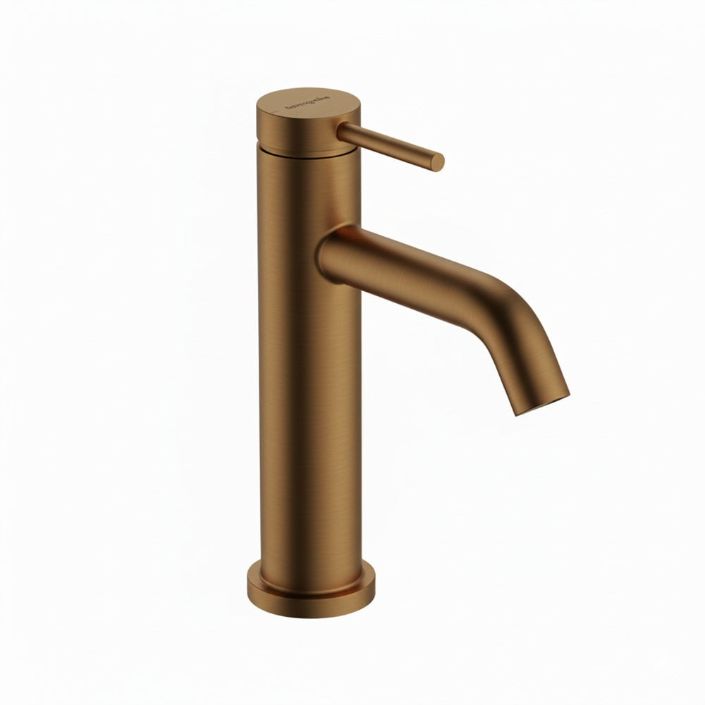 Hansgrohe Tecturis S Single Lever Basin Mixer 110 Lead Free Brushed Bronze 73381143